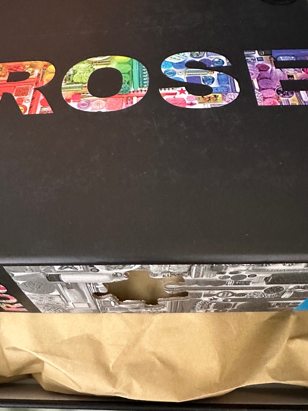 Puzzle ROSE Multicolor Letter Art puzzle 1000 pieces